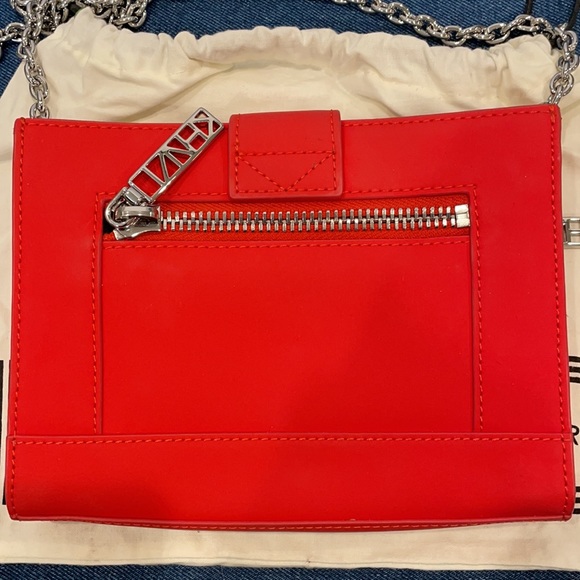 EUC Kenzo Kalifornia Crossbody. Bright red, waterproofed leather. MSRP $450. - Picture 3 of 4